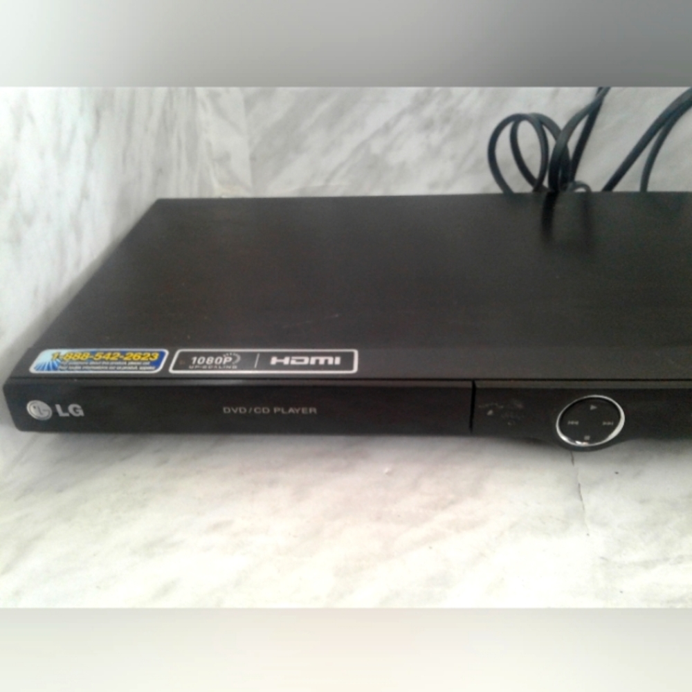 LG DV490H DVD/CD/DIVX HDMI MP3 player tested